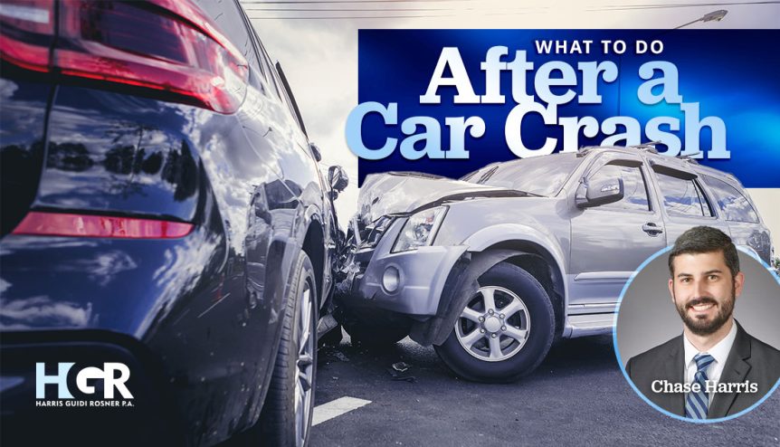 What To Do After a Car Crash | Harris Guidi Rosner, P.A.