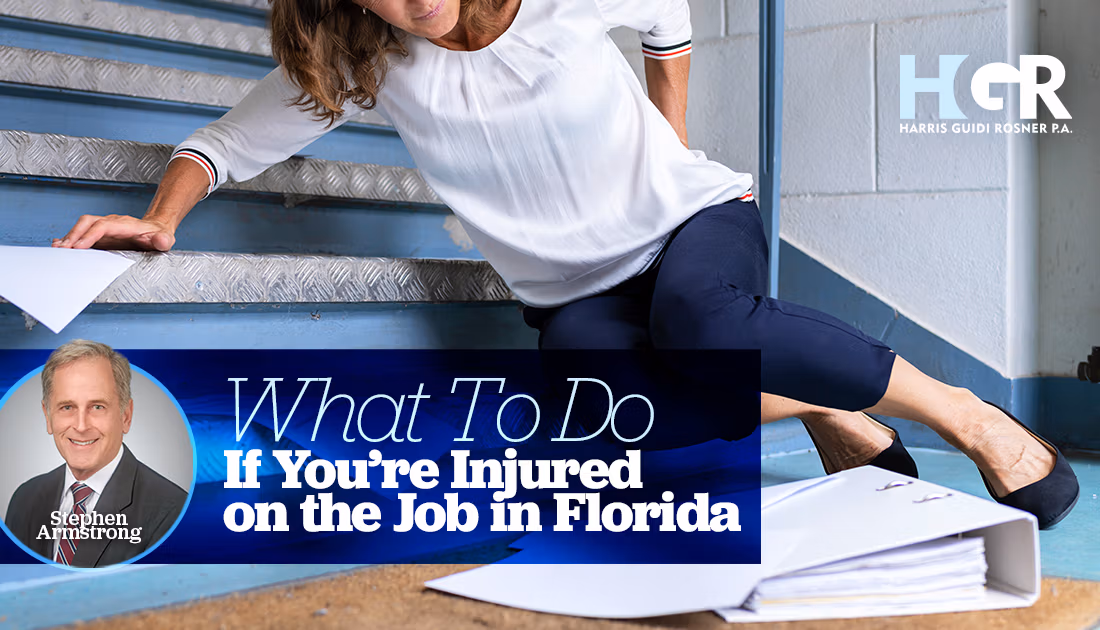 Featured image for “What to Do If You’re Injured on the Job in Florida”
