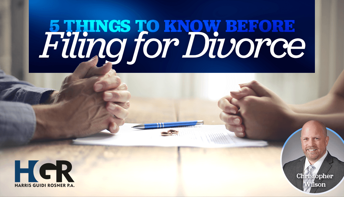 Featured image for “5 Things to Know Before Filing for Divorce in Jacksonville”